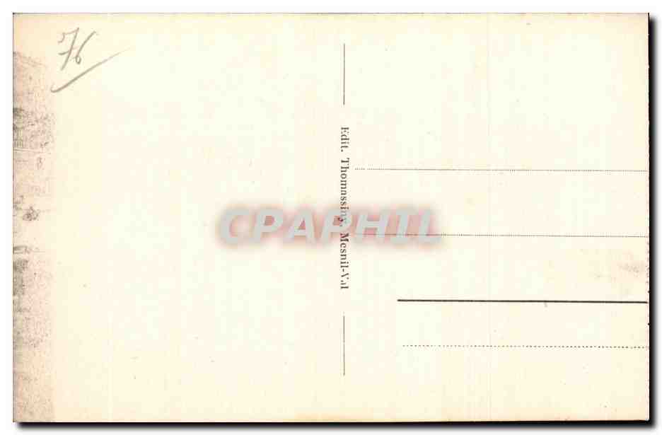 Mesnil Val - Les Falaises et la Tour Talbot - CPA  — Rückseite