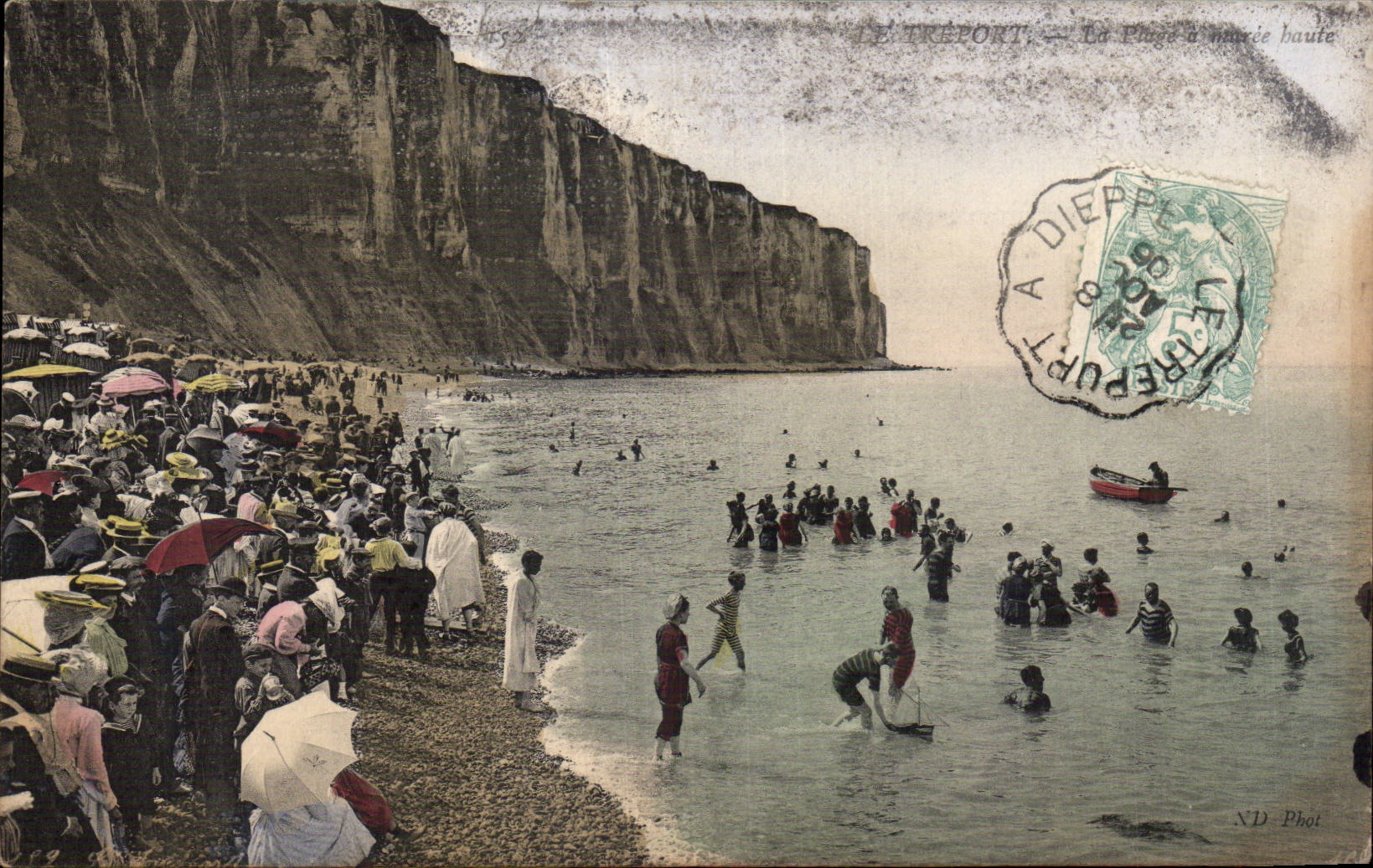 Le Treport - La Plage - CPA 