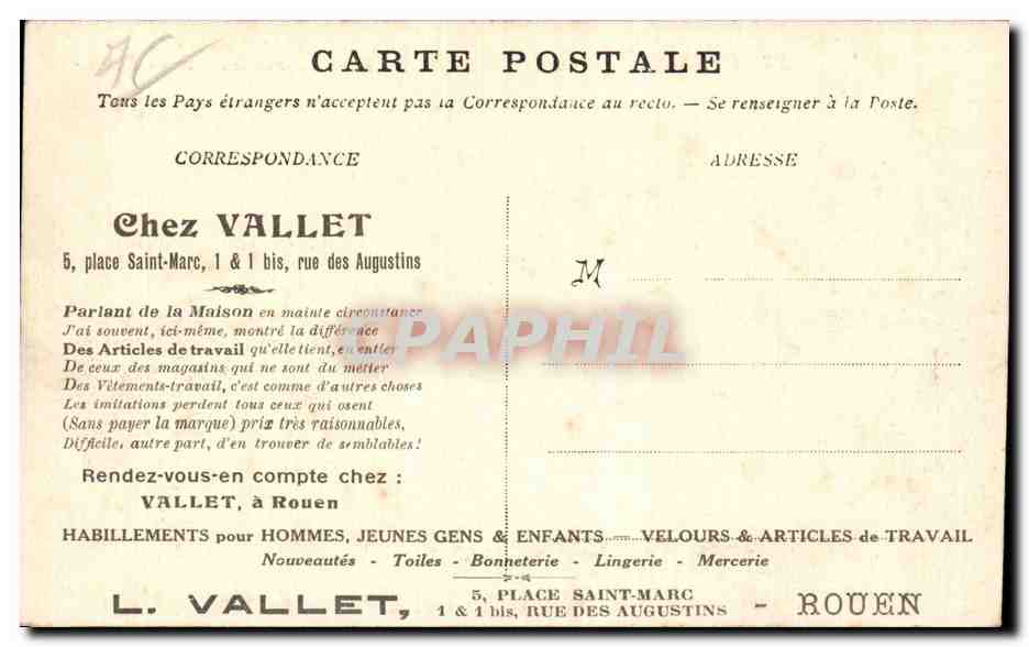 Le Havre - Le Jardin Public - L Hotel de Ville - CPA  — Rückseite