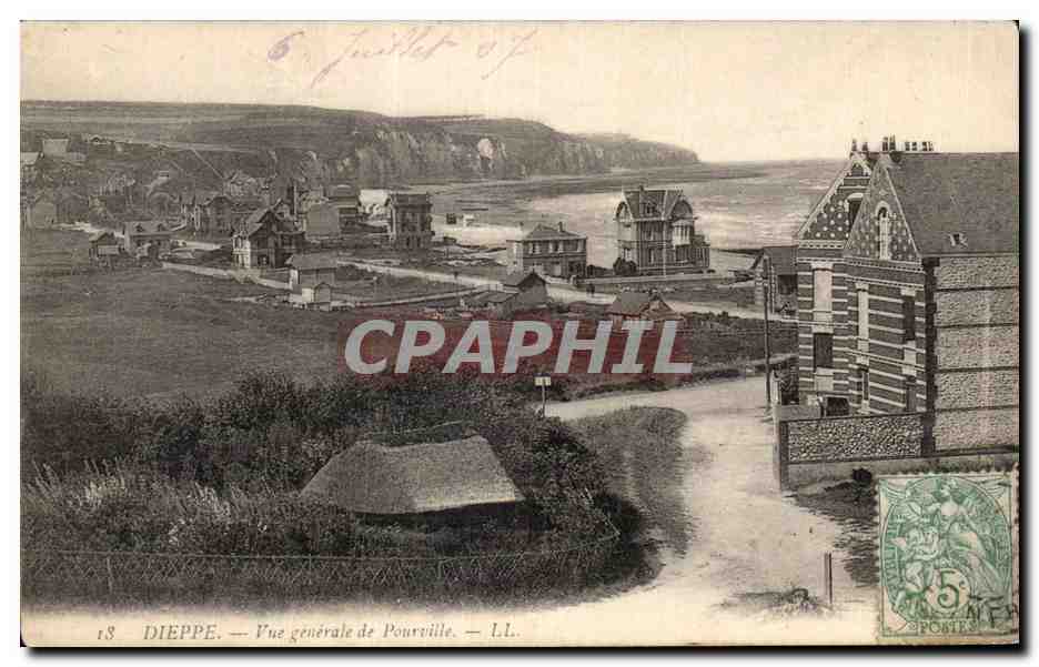 Dieppe - Vue Generale de Pourville - CPA 