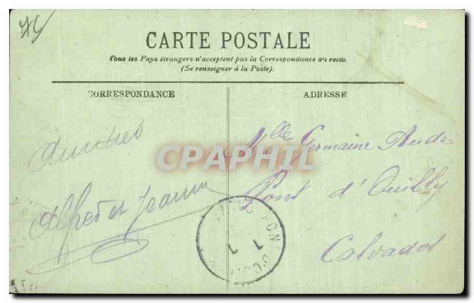 Dieppe - Vue Generale de Pourville - CPA  — Rückseite