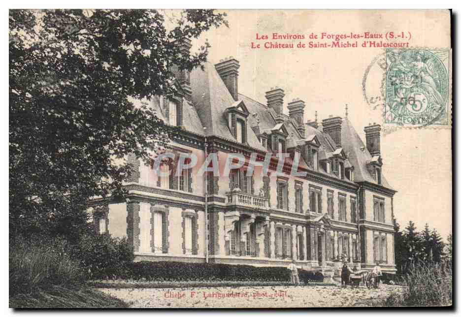 Forges les Eaux - Le Chateau de Saint Michel d Halescourt - CPA 