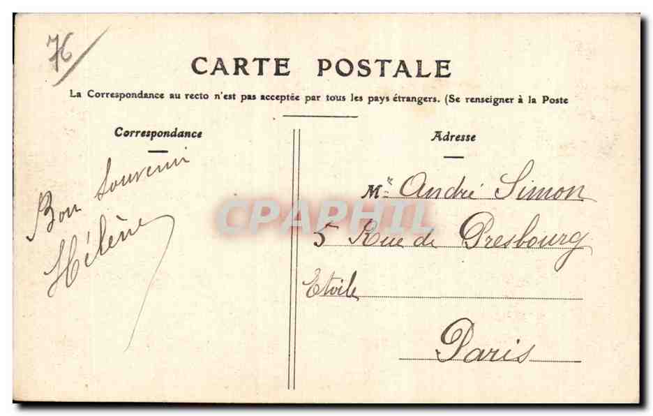 Forges les Eaux - Le Chateau de Saint Michel d Halescourt - CPA  — Rückseite