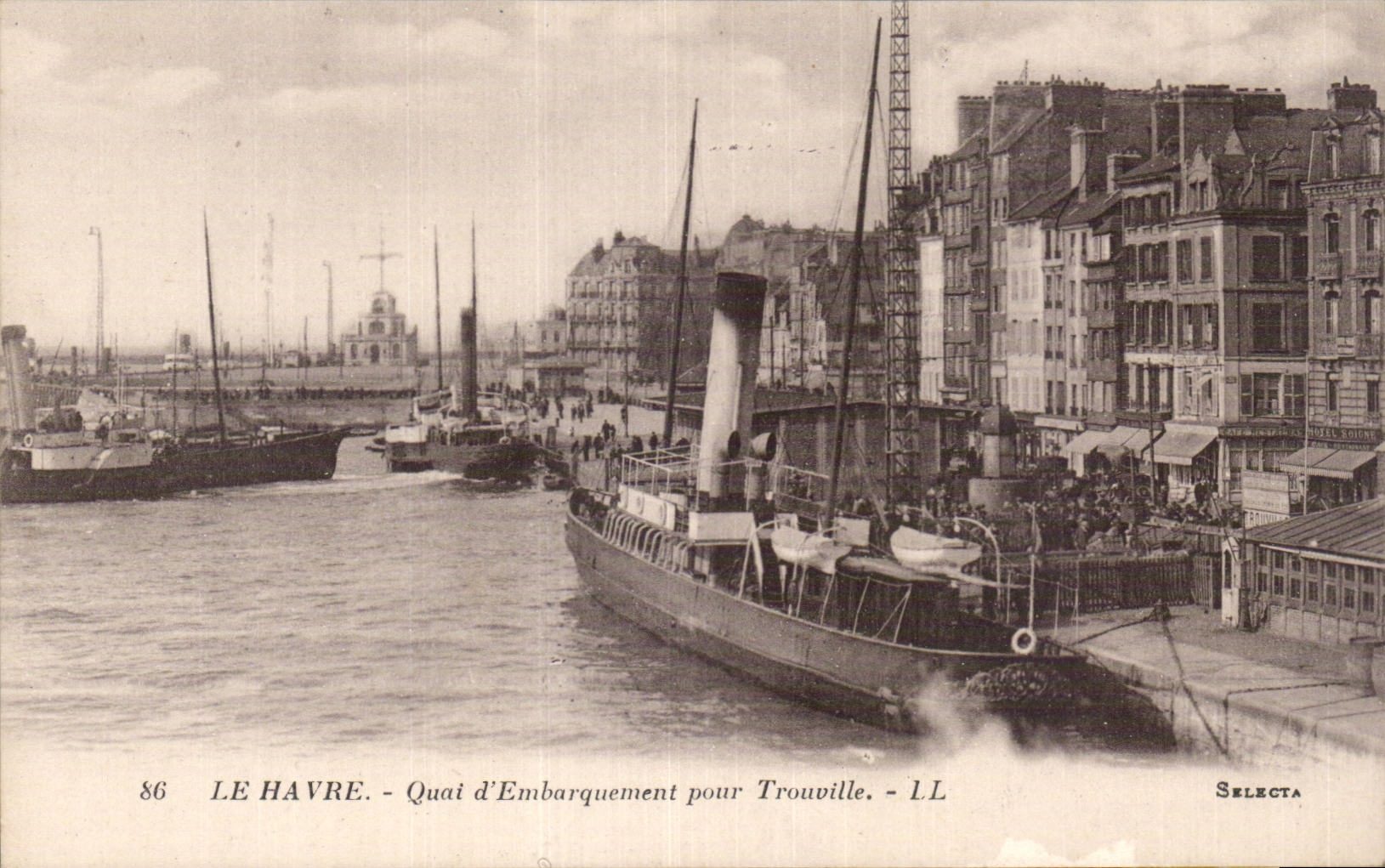 Le Havre - Quai d Embaquement pour Trouville - CPA 