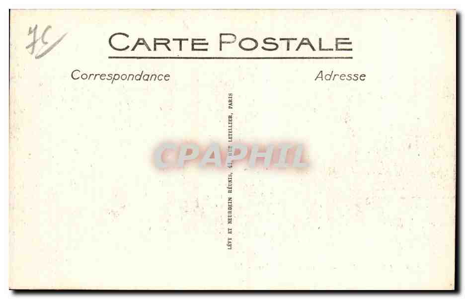Le Havre - La Caserne Kleber - CPA  — Rückseite