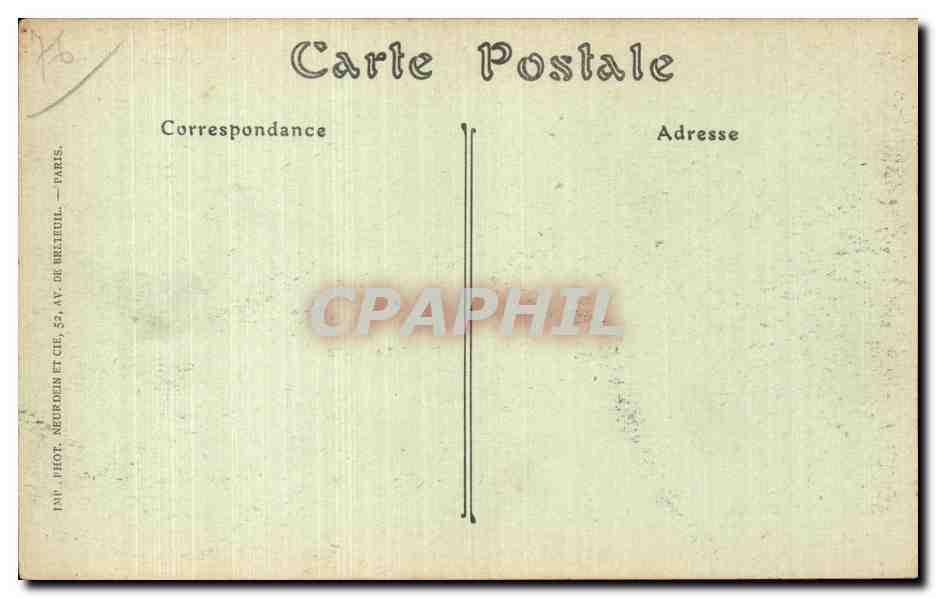 Sainte Adresse - Le Pain de Sucre et le Chemin de la Chapelle Notre Dame des Flots - CPA  — Rückseite