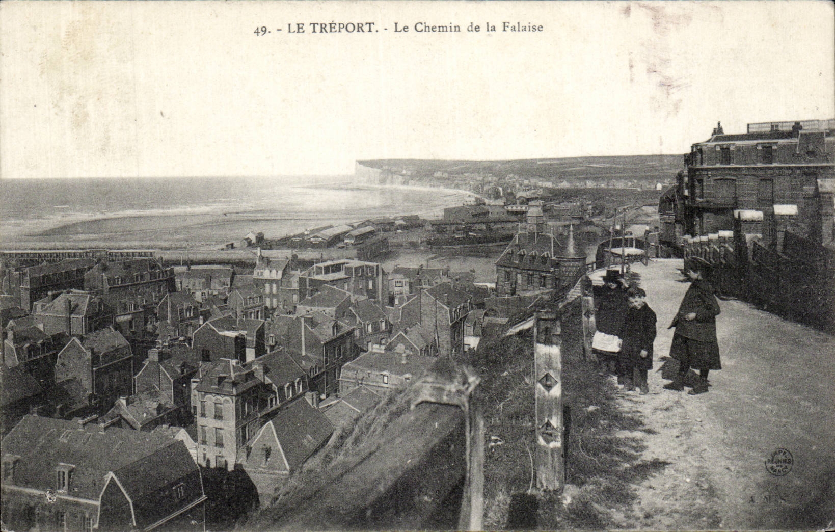 Le Treport - Le Chemin de la Falaise - CPA 