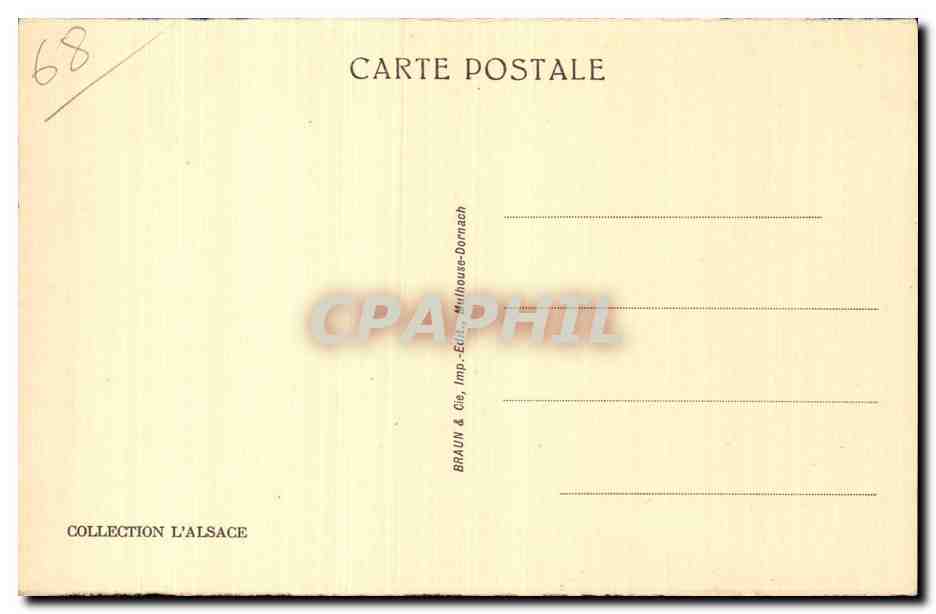Ammerschwihr - La Fontaine et L Eglise - CPA  — Rückseite