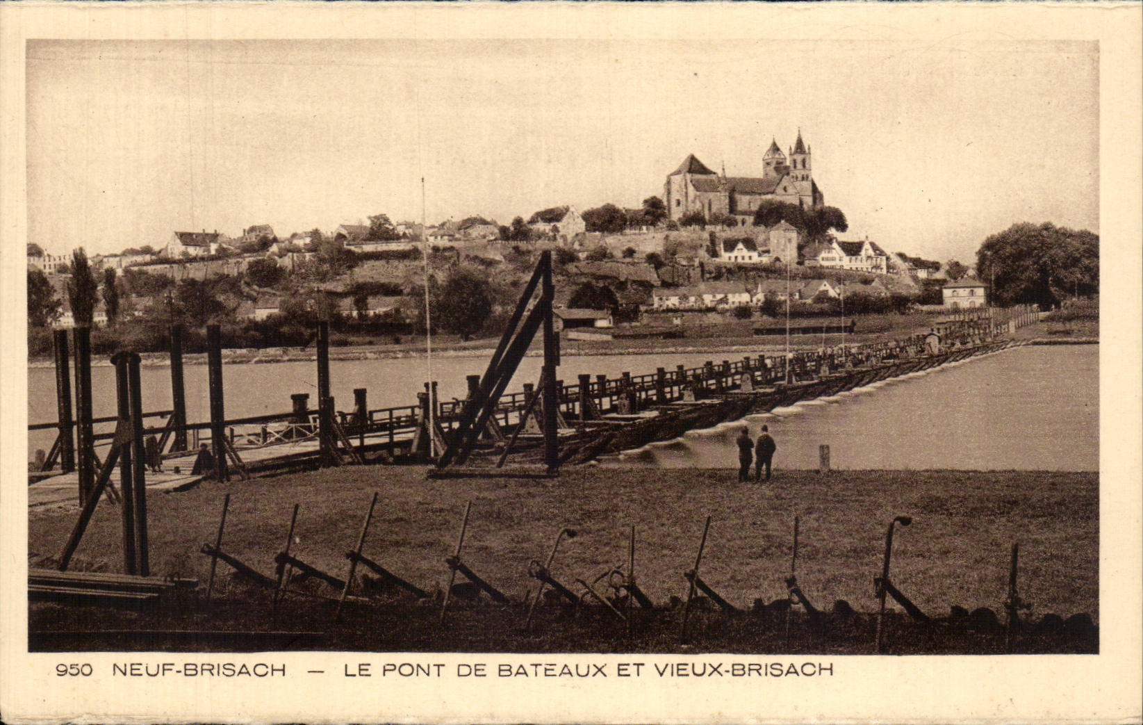 Neuf Brisach - Le Pont de Bateaux - CPA 