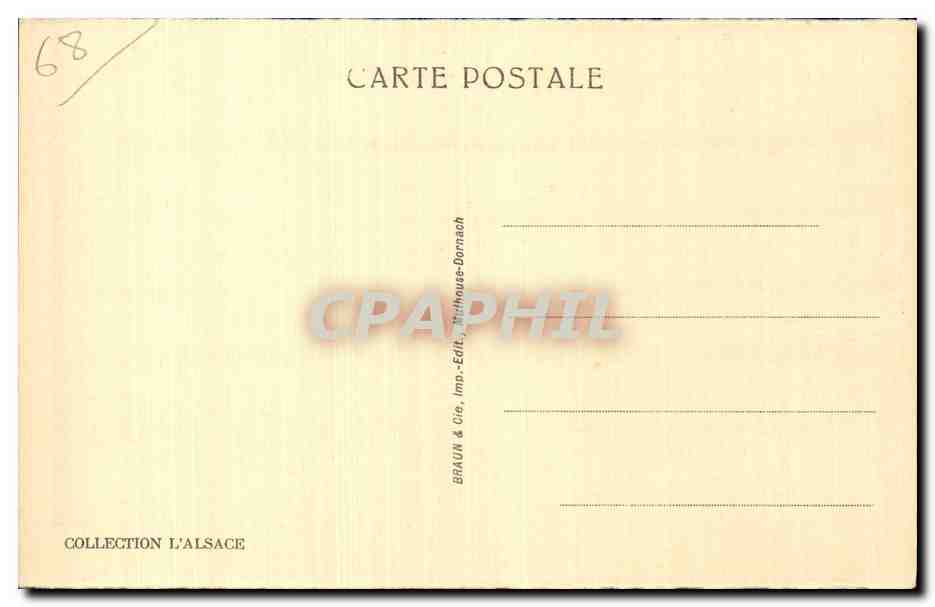 Neuf Brisach - Le Pont de Bateaux - CPA  — Rückseite