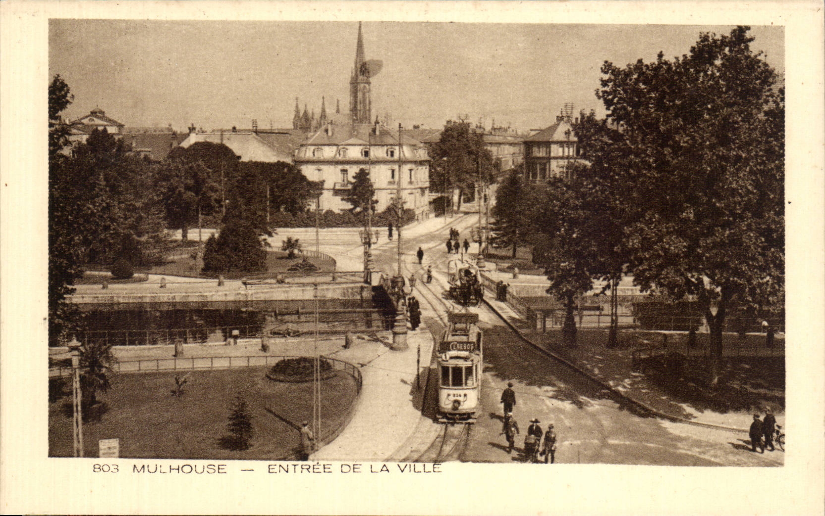 Mulhouse - Entree de la Ville - CPA 