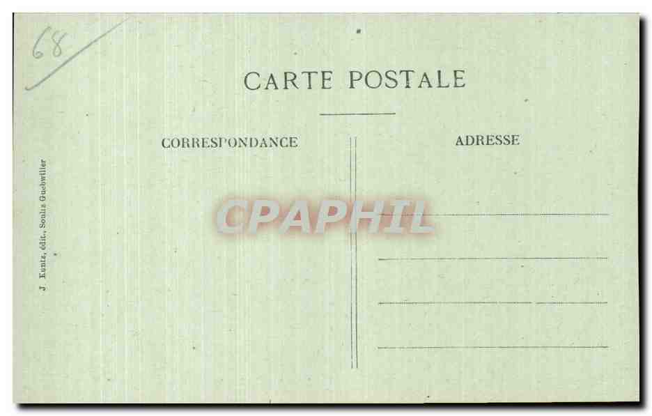 Entre Seppois et Moos - Souvenir de la Grande Guerre - Le Champ de Bataille dit Bois Pointu - CPA  — Rückseite