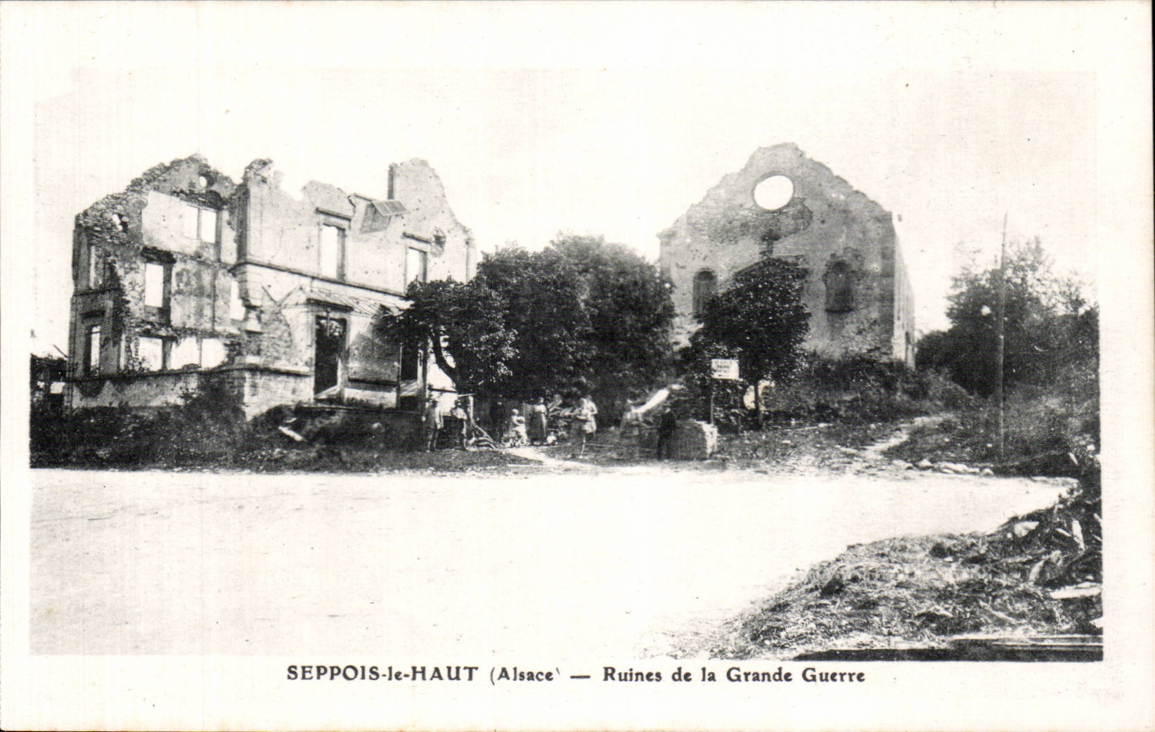 SEPPPOIS-le-HAUT (Alsace) — Ruines de la Grande Guerre