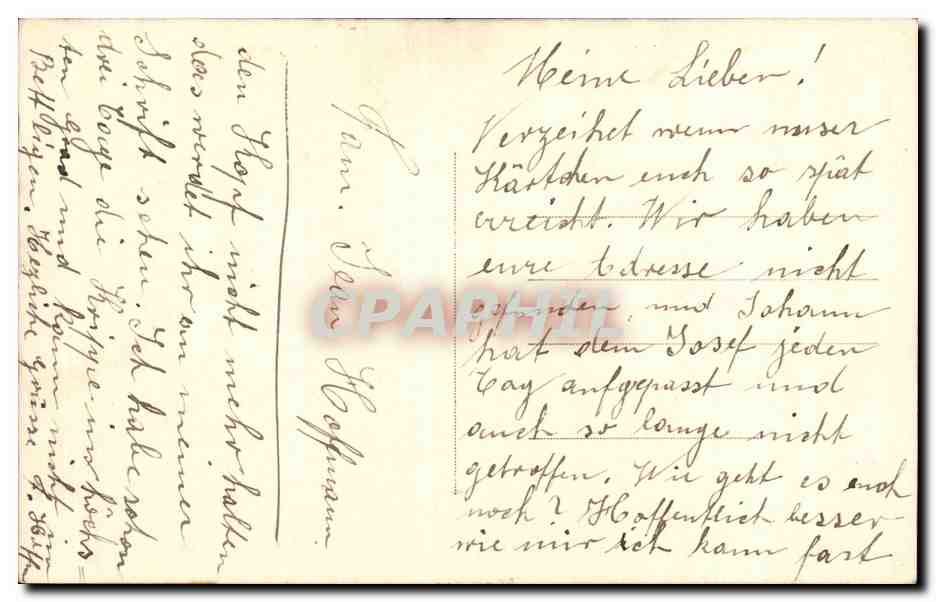 Fleurs Oeillet - Carnation - Bonne Annee - CPA  — Verso