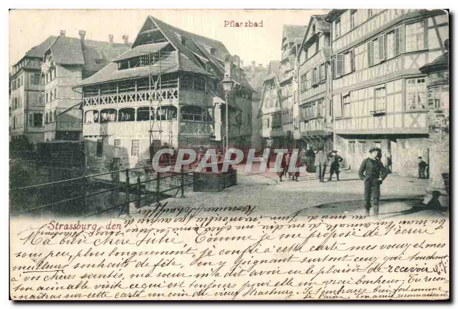 Strasbourg - Strassburg - Pflanzbad - CPA