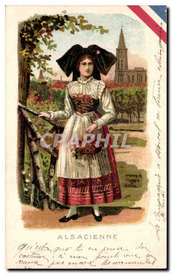 Folklore - Costumes - Alsace - CPA
