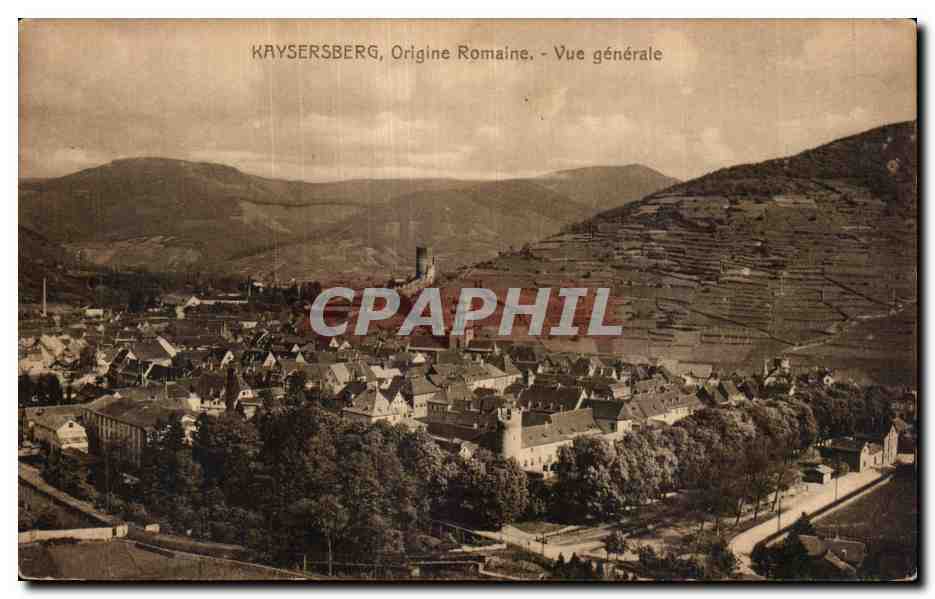 Kaysersberg - Origine Romaine - Vue Generale - CPA