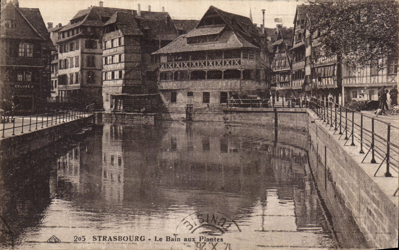 Strasbourg - Le Bain aux Plantes — éditeur Eclube A, n° 205