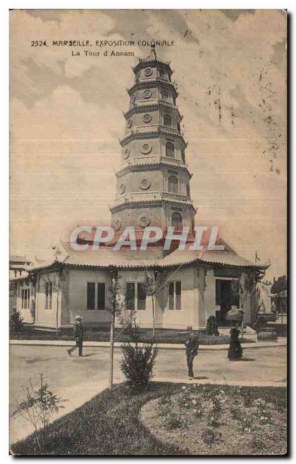 Marseille - Exposition Coloniale - La Tour d Annam - CPA 