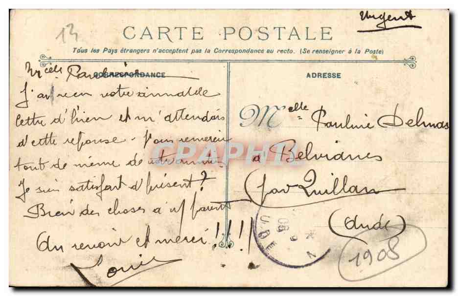 Marseille - Exposition Coloniale - Pavillon de Cochinchine - CPA  — Rückseite