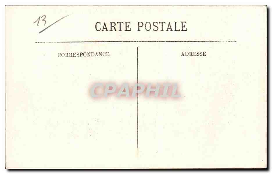 Marseille - L Avenue du Prado - Place Castellane - CPA  — Rückseite