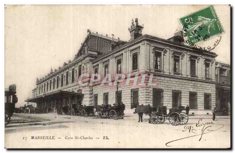 Marseille - Gare St Charles - CPA 