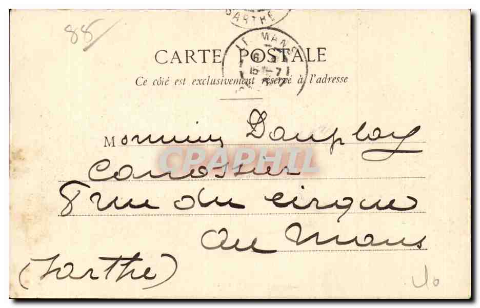 Folklore - Costumes - Les Sables d Olonne - a croquer - CPA  — Verso