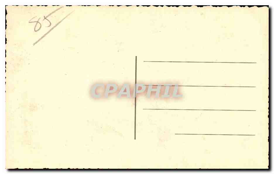 Folklore - Costumes Sablais - Sables d Olonne - CPA — Verso