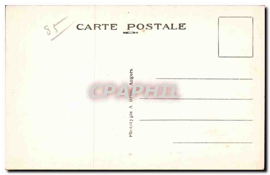 Folklore - Costumes - Sables d Olonne - Sablaise - CPA — Rückseite