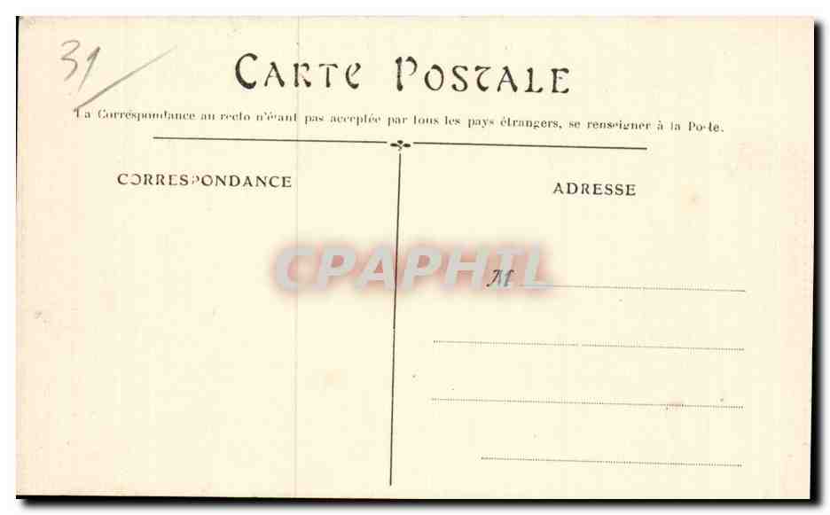 Toulouse - Gare Matabiau - CPA — Verso