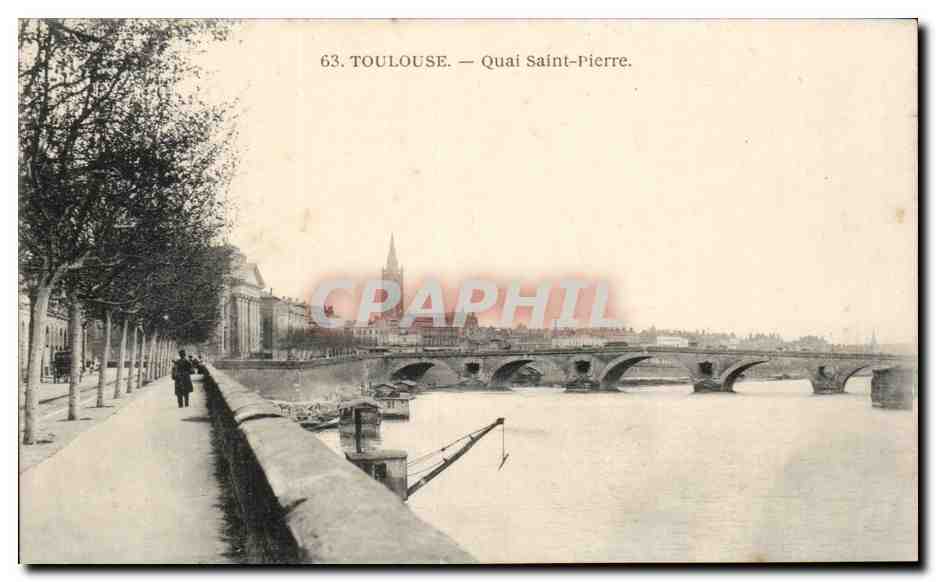 Toulouse — Quai Saint-Pierre — CPAPHIL - Recto