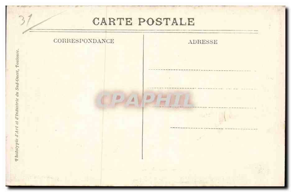 Toulouse - Caisse d Epargne - Rue du Languedoc - CPA — Rückseite