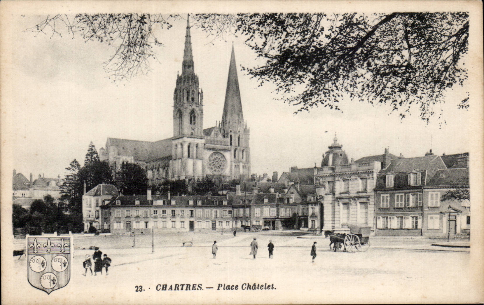 Chartres - Place Chatelet - CPA