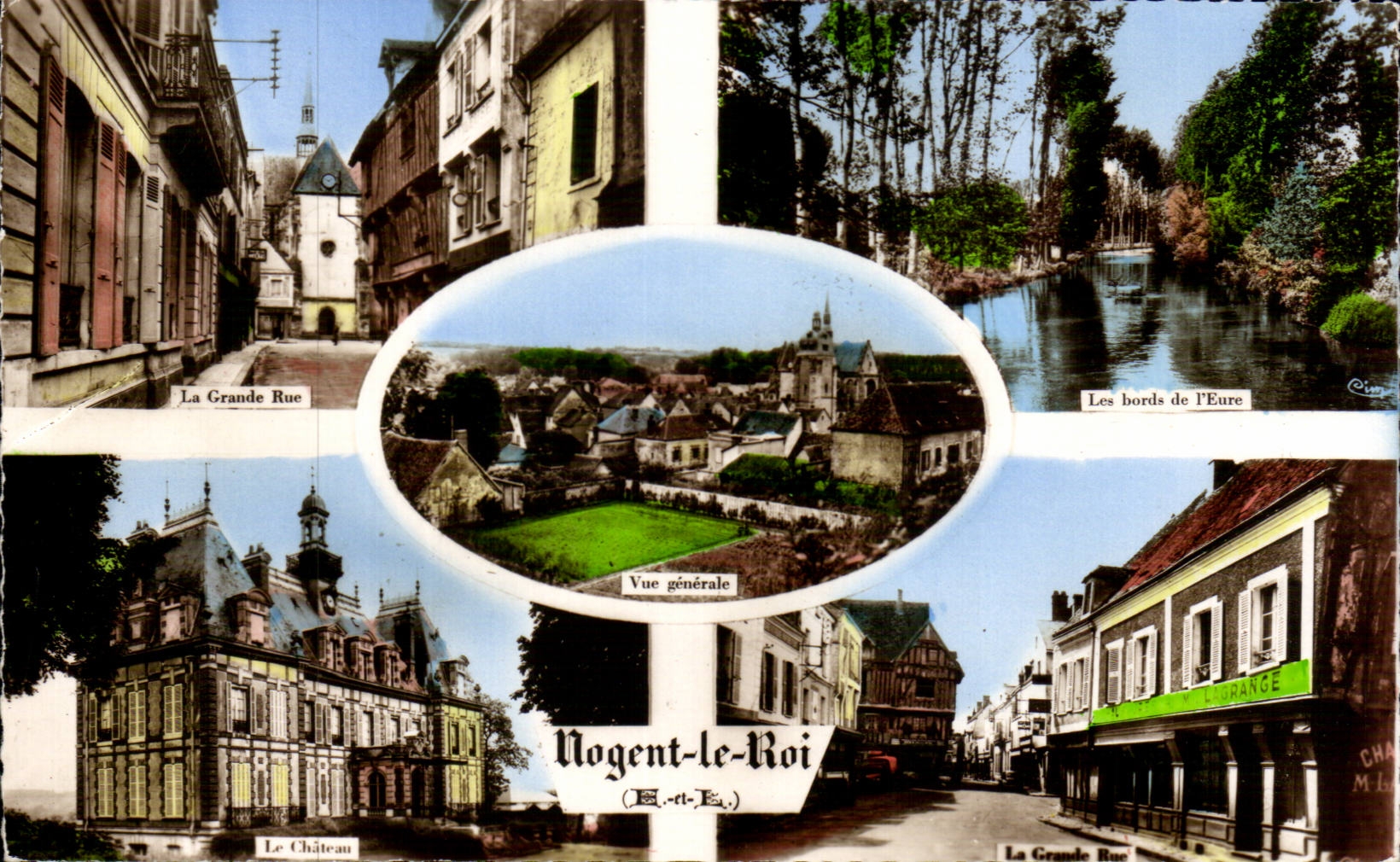 Nogent-le-Roi — Vista general, La Grande Rue, El Castillo, Las orillas del Eure — Comediante