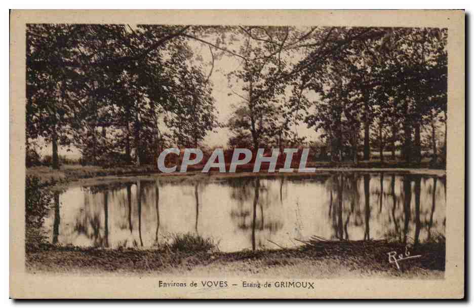 Environs de VOVES — Étang de GRIMOUX — Édition Dubois