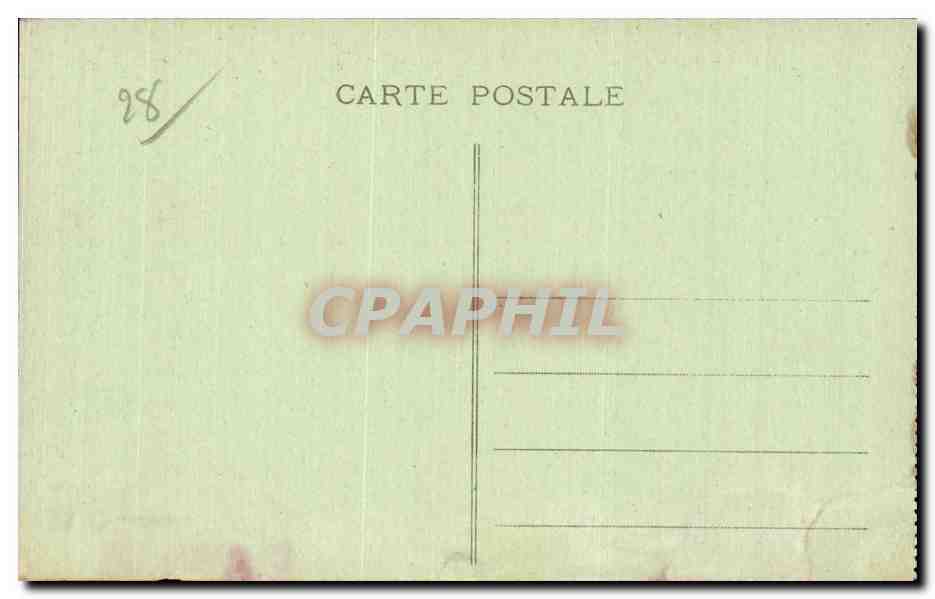 Chartres (E.-et-L.) — View from Courtille — G. Foucault, publisher, Dreux — Back