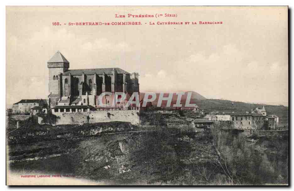 CPA St Bertrand de Comminges La cathedrale et la Barbacane