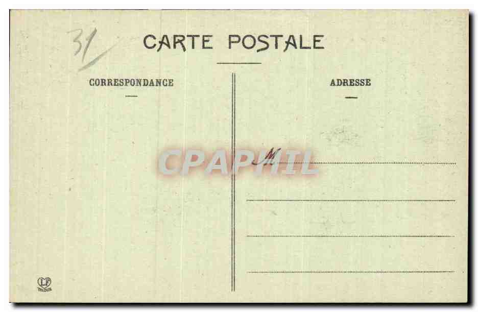CPA St Bertrand de Comminges La cathedrale et la Barbacane — Verso
