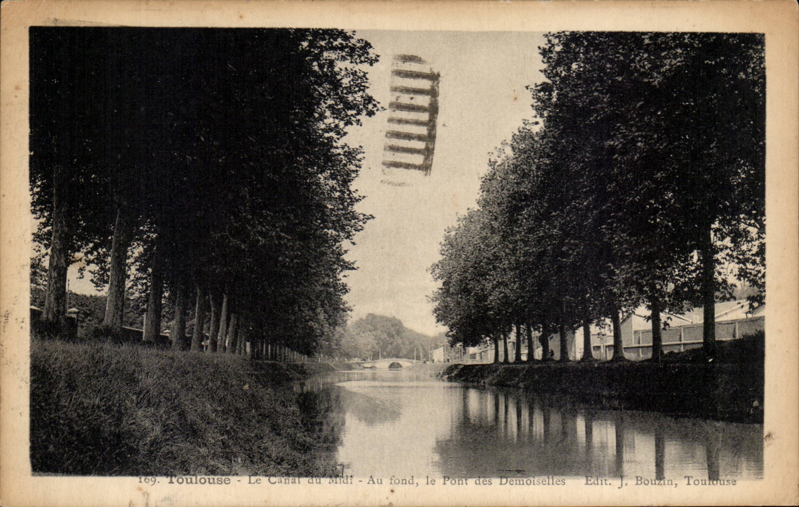 CPA Toulouse Le canal du Midi le pont des demoiselles 
