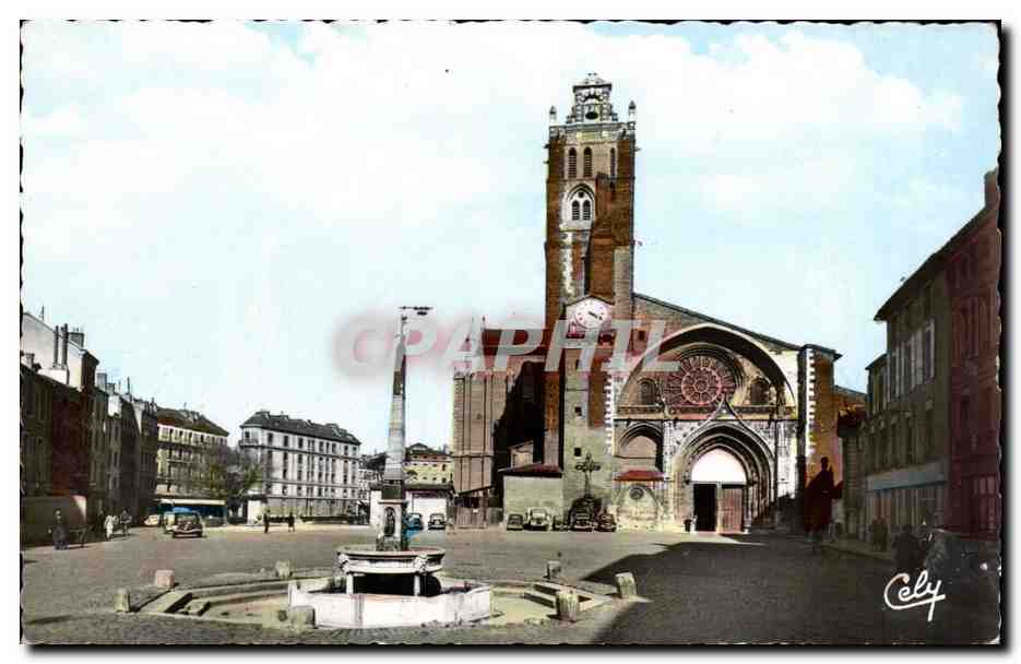 Toulouse — Place Saint-Etienne avec cathédrale — Cely