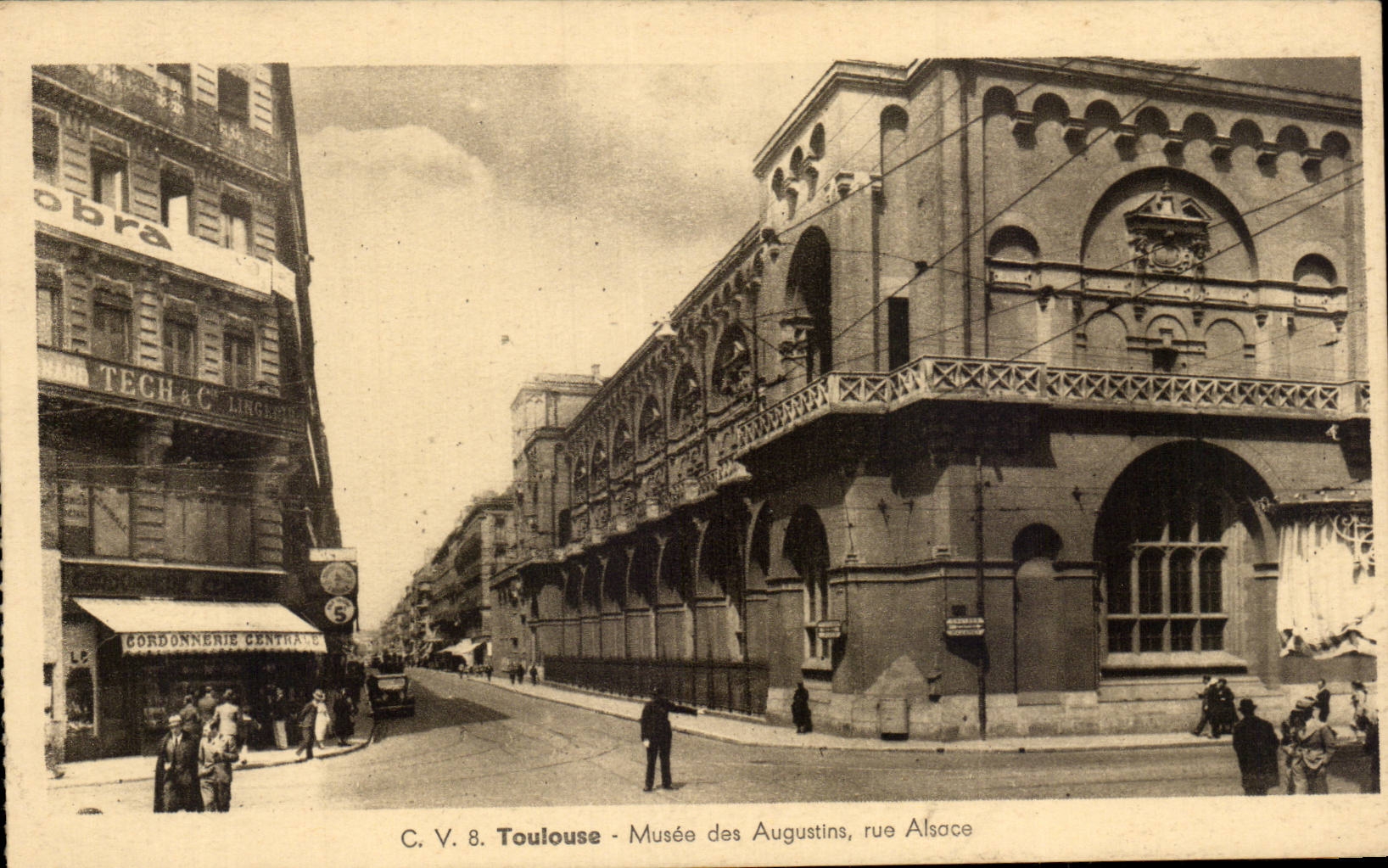 CPA Toulouse Musee des Augustins rue Alsace