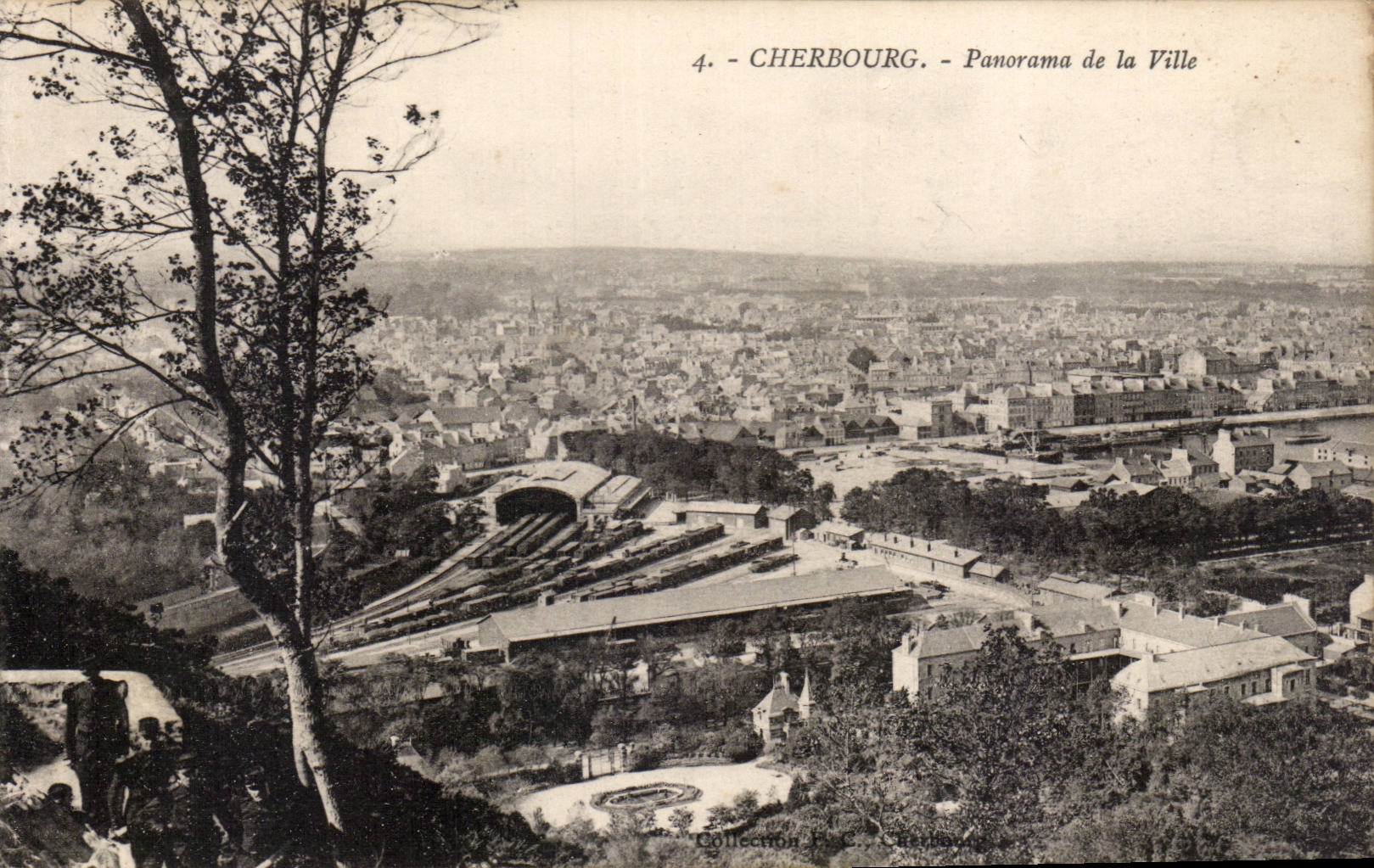 CPA Cherbourg Panorama de la ville
