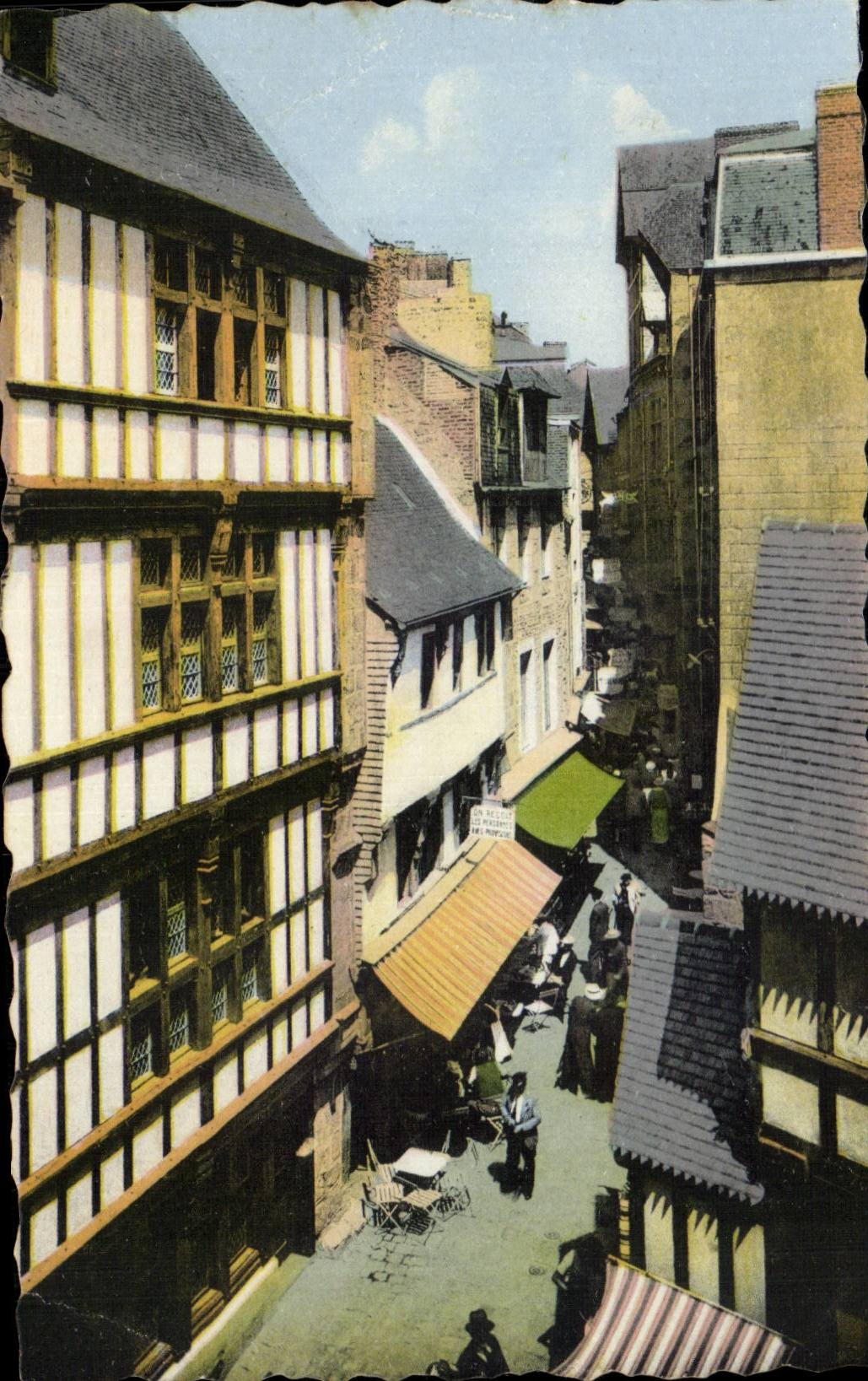 Rue Principale — Le Mont Saint-Michel — C des Arts Photomécanique, Paris