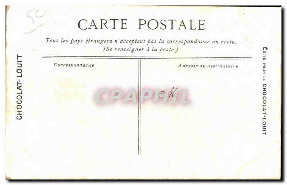 Mont Saint-Michel — Le Châtelet — Éditée par L. V. A. C. E. — Reverso