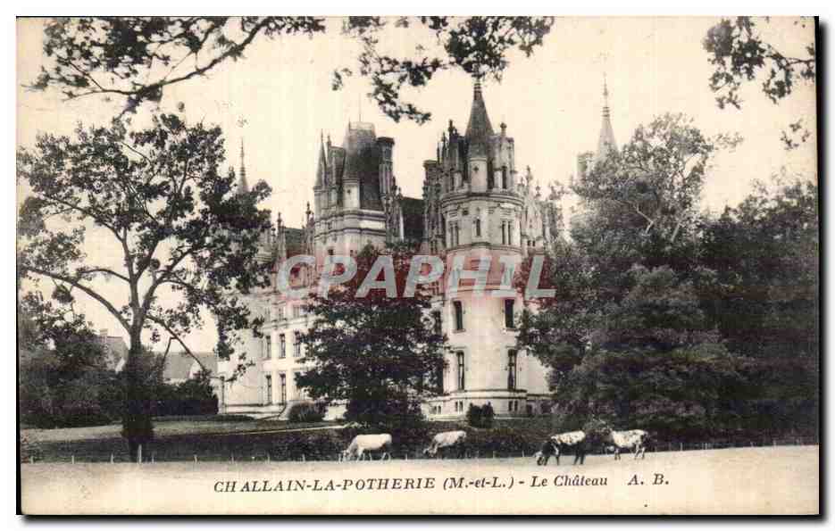 Challain la Potherie - Le Chateau - CPA 