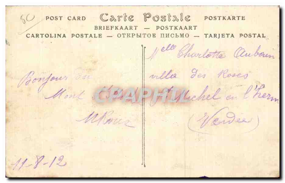 Le Mont Saint Michel - Greves - Les Pres Sales - CPA  — Rückseite