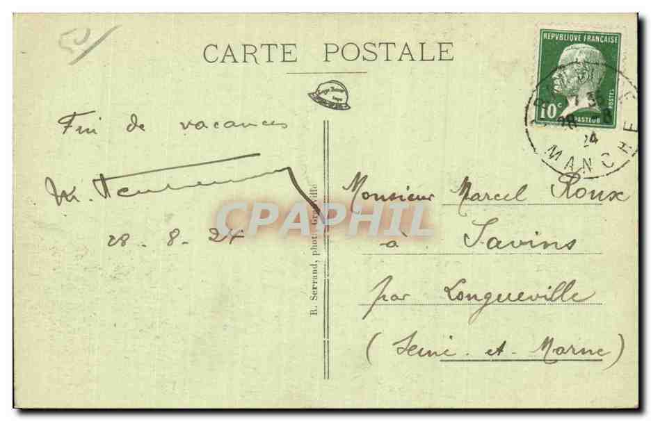 Le Mont-Saint-Michel — La Traversée des Grèves — E. Serrand, phot. Graville — Reverso