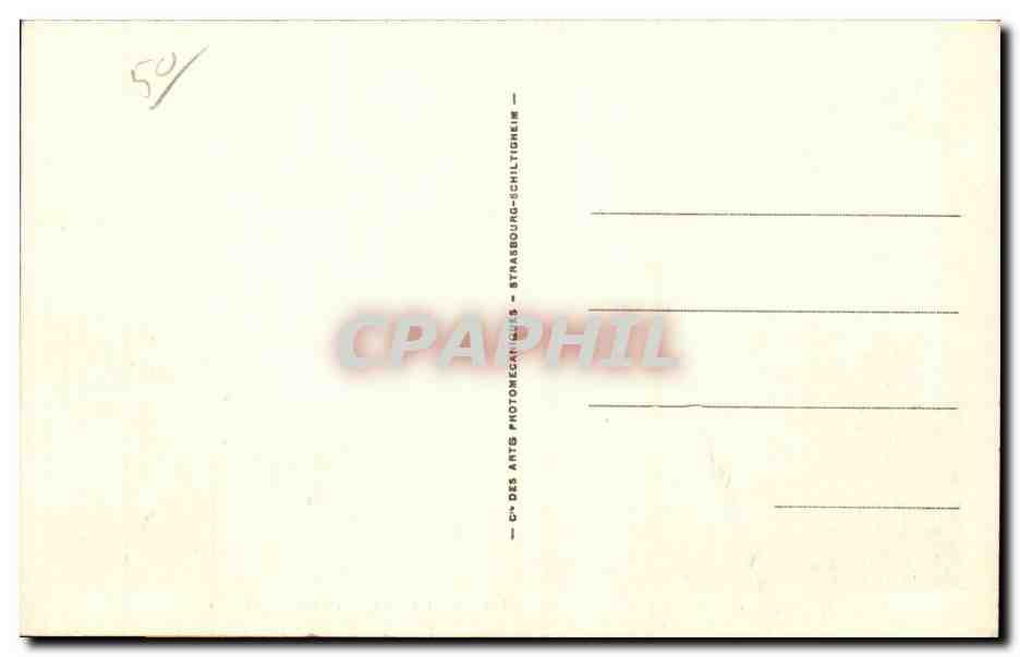 Coutainville - La Chapelle Notre Dame des Flots - CPA  — Rückseite