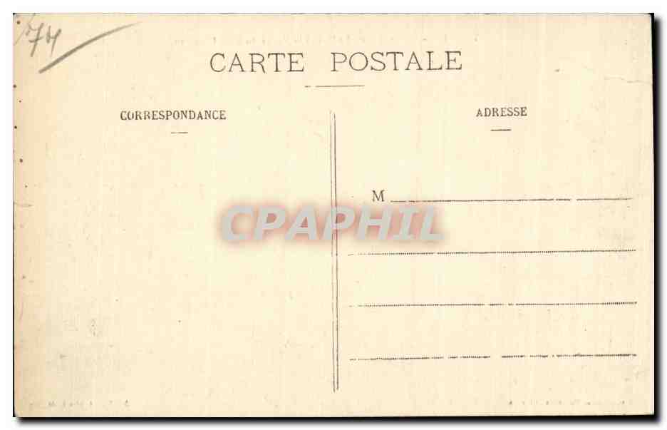 Thones - Vue Generale - Le Fier et la Vallee - CPA  — Rückseite