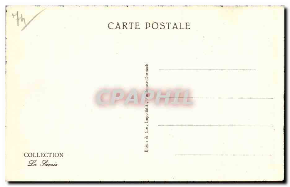 Megève — Eine Gruppe von Calvary-Kapellen — Braun & Cie, Verlag, Mulhouse-Dornach — Rückseite